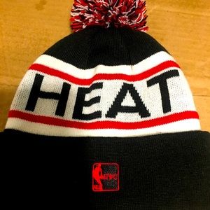 New Era NBA Miami Heat Biggest Fan Redux OTC Pom Beanie